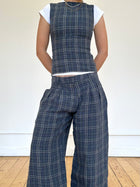 charlie top - slate linen