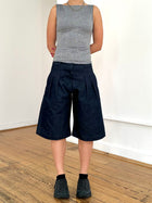 parker short - navy denim