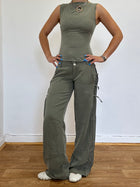 peter trouser - sage