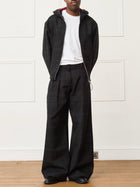 parker trouser - black wool