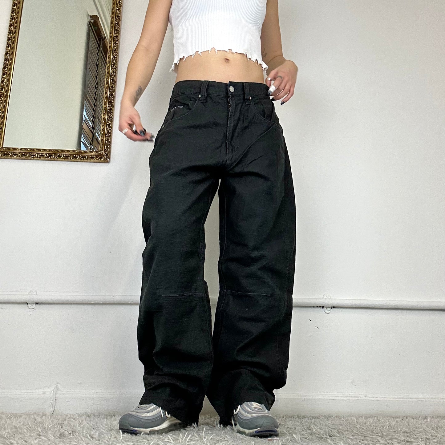 baggy airwalk cargo jeans