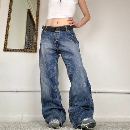 90s wide leg jeans