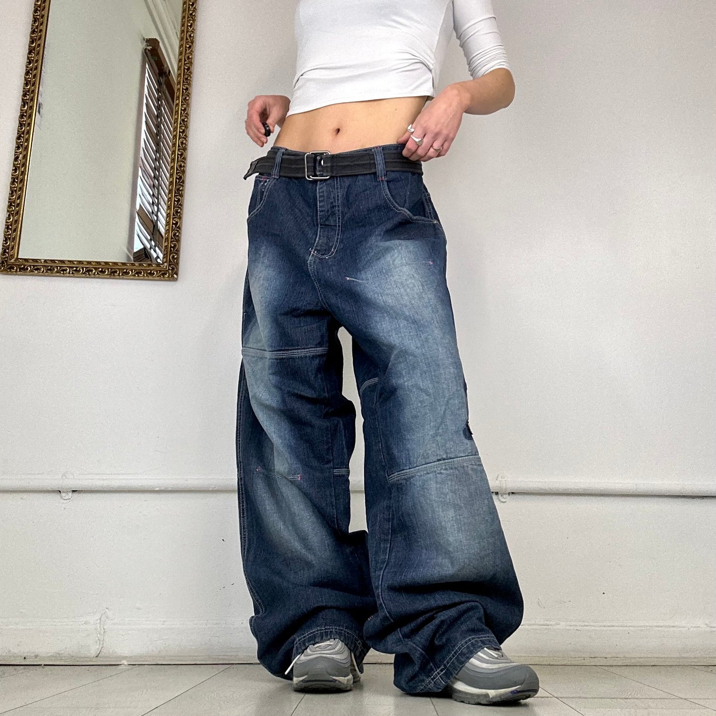 super baggy skate jeans by south pole