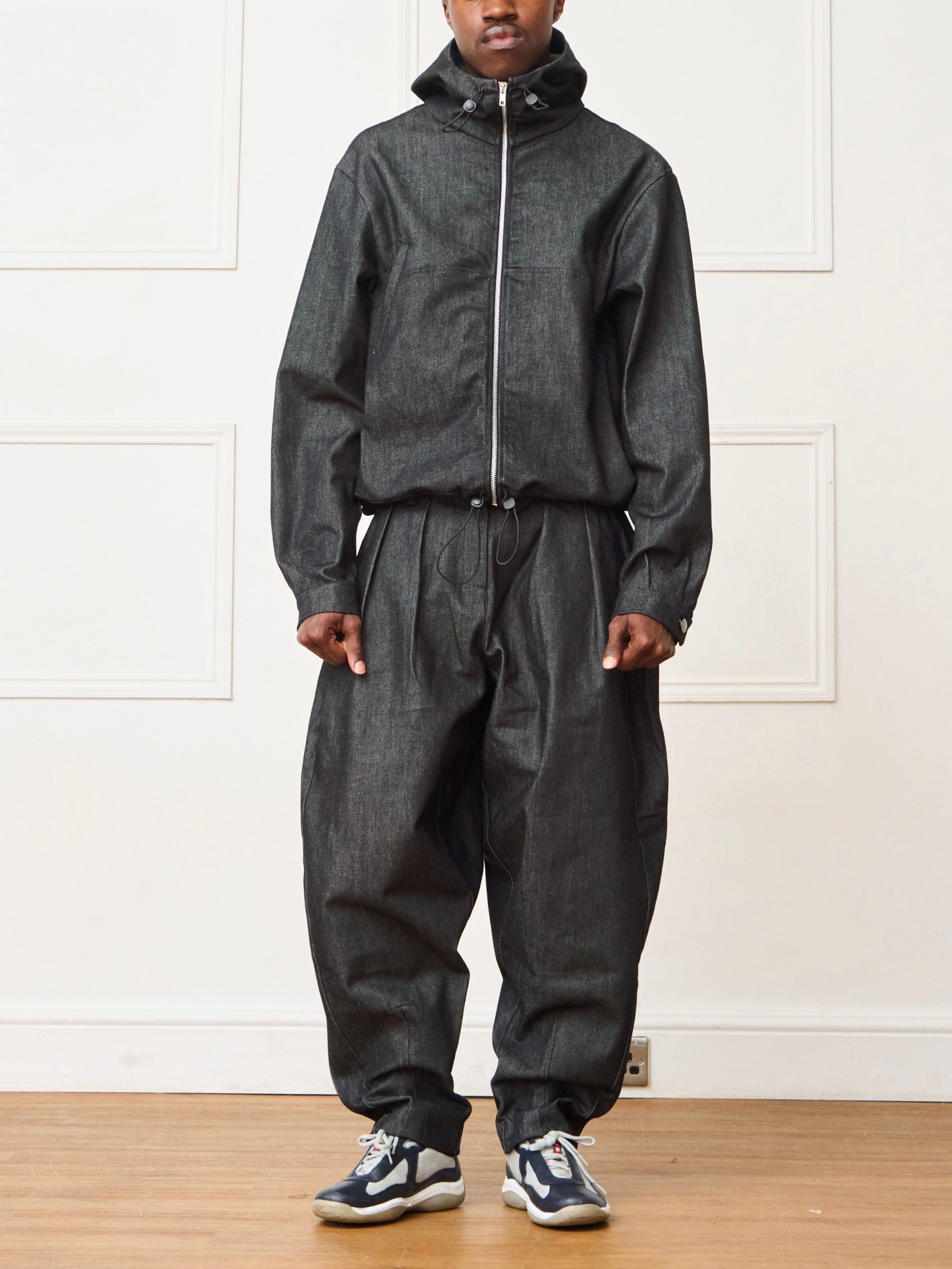 jamie jacket - dark grey denim