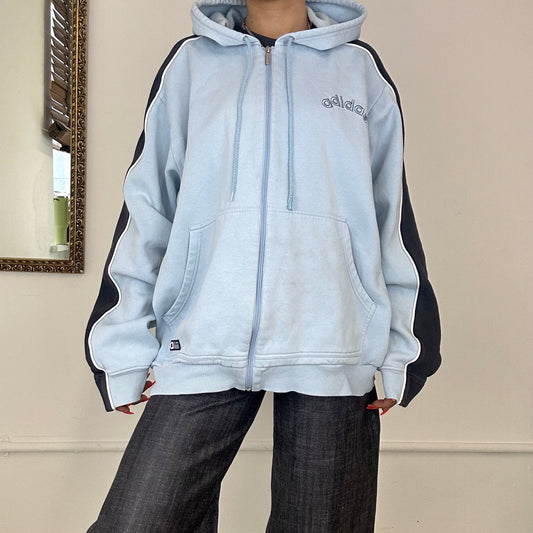 00's adidas zip up hoodie