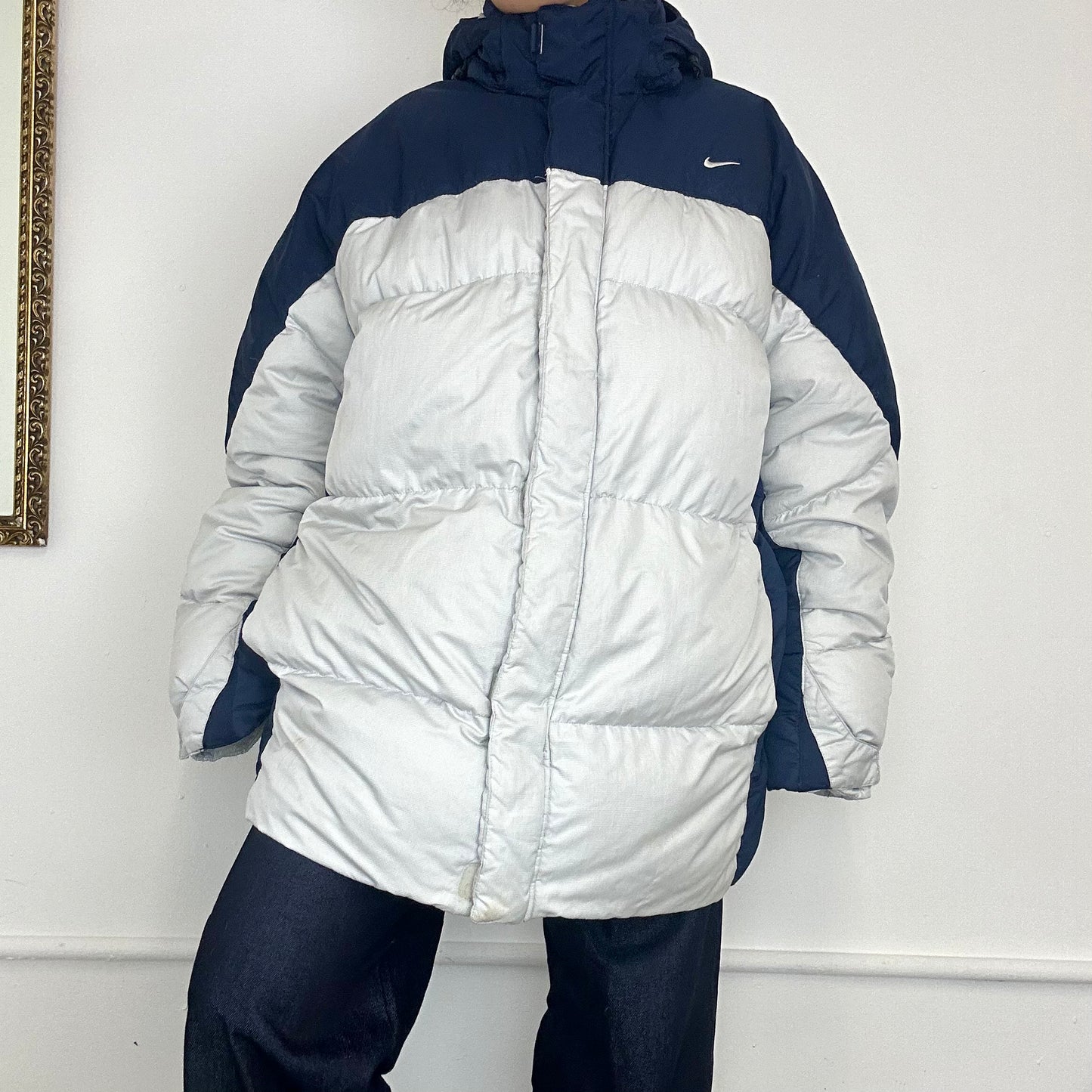 vintage nike puffer coat