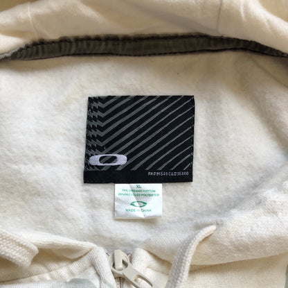 Oakley 00’s white zip hoodie