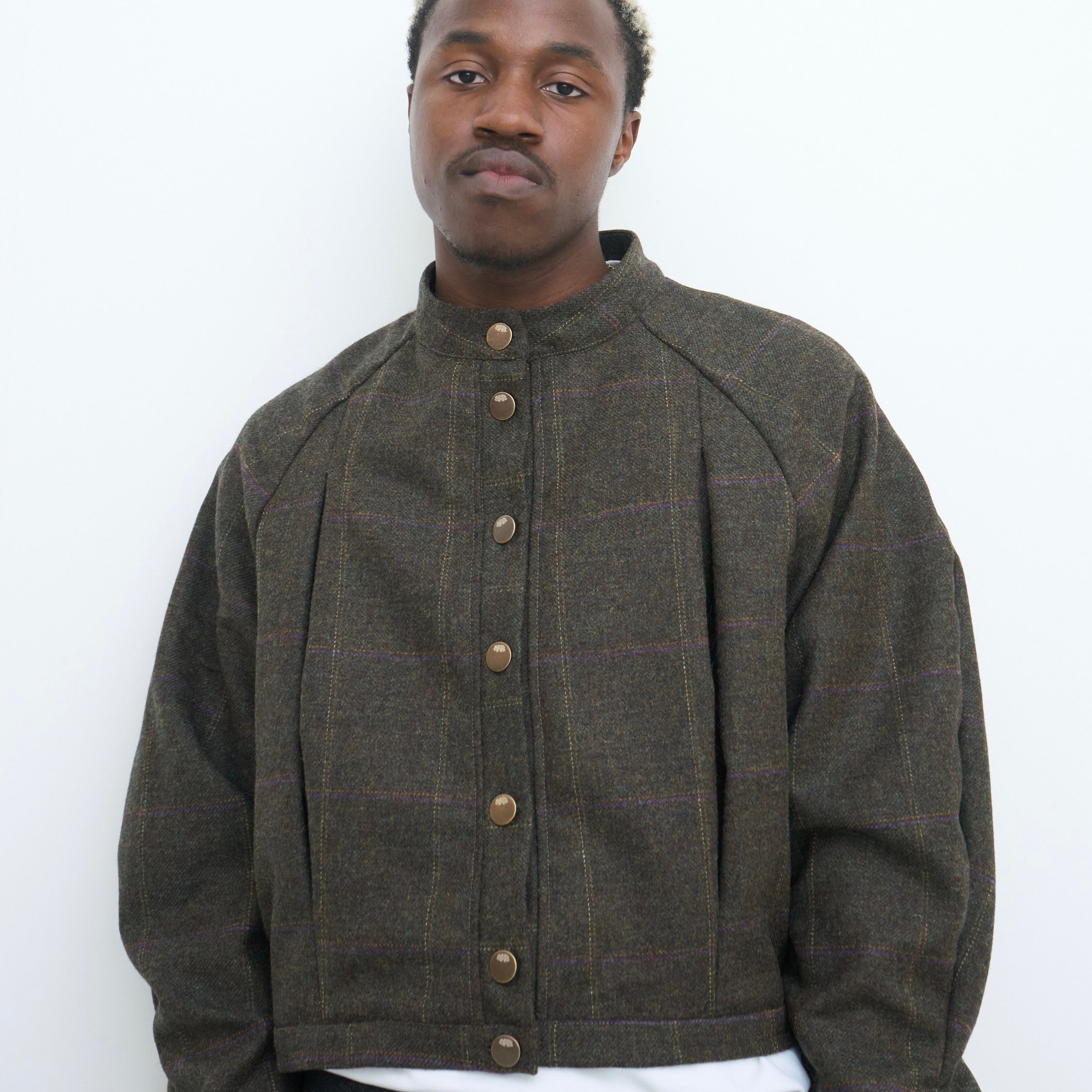 arden jacket - khaki wool