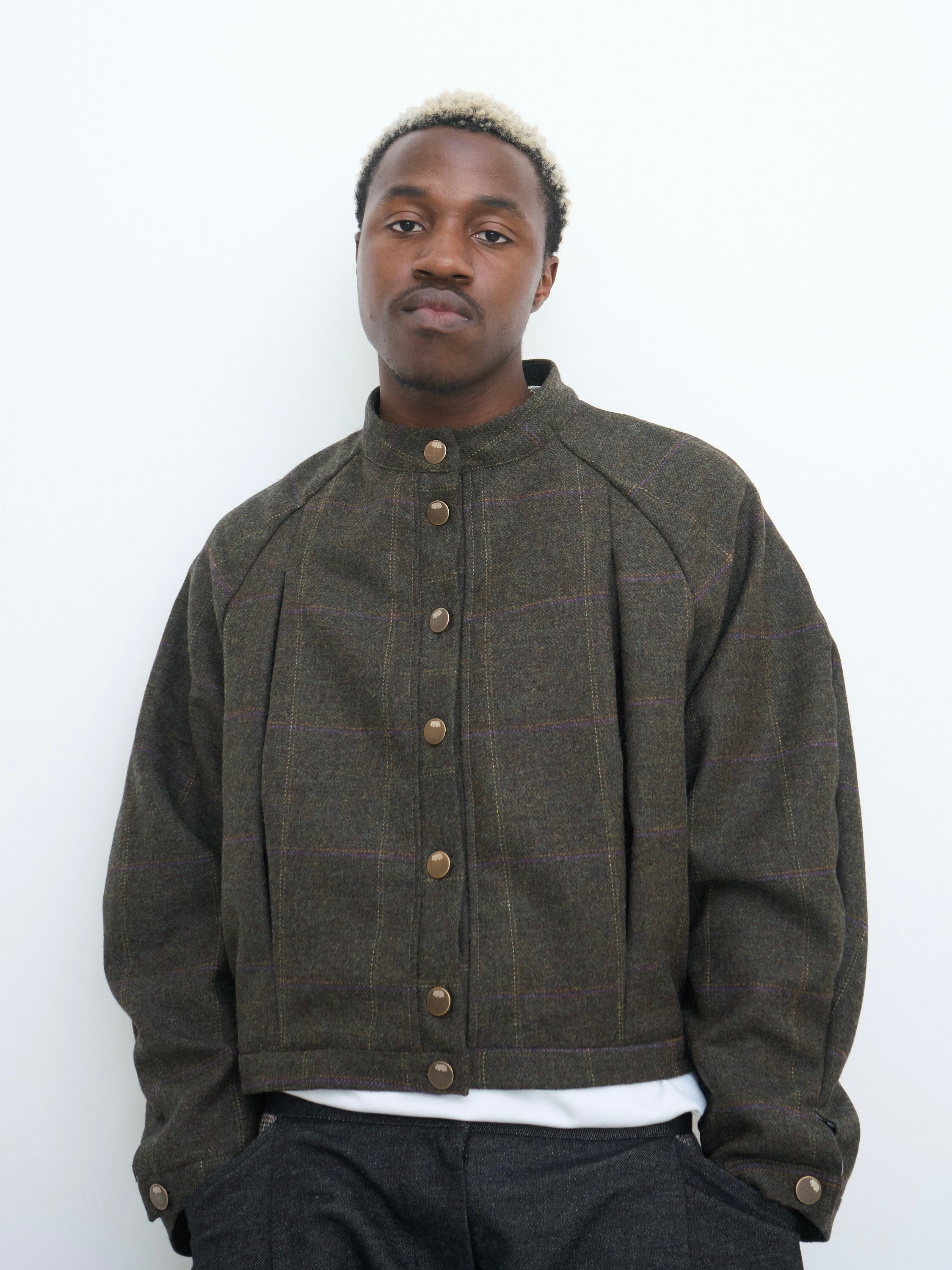 arden jacket - khaki wool