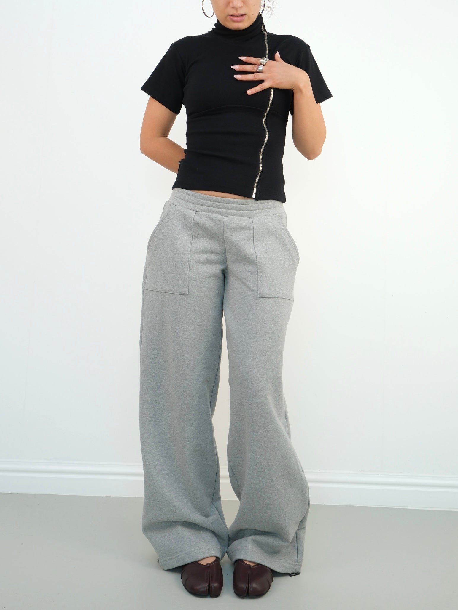 slouch jogger - grey