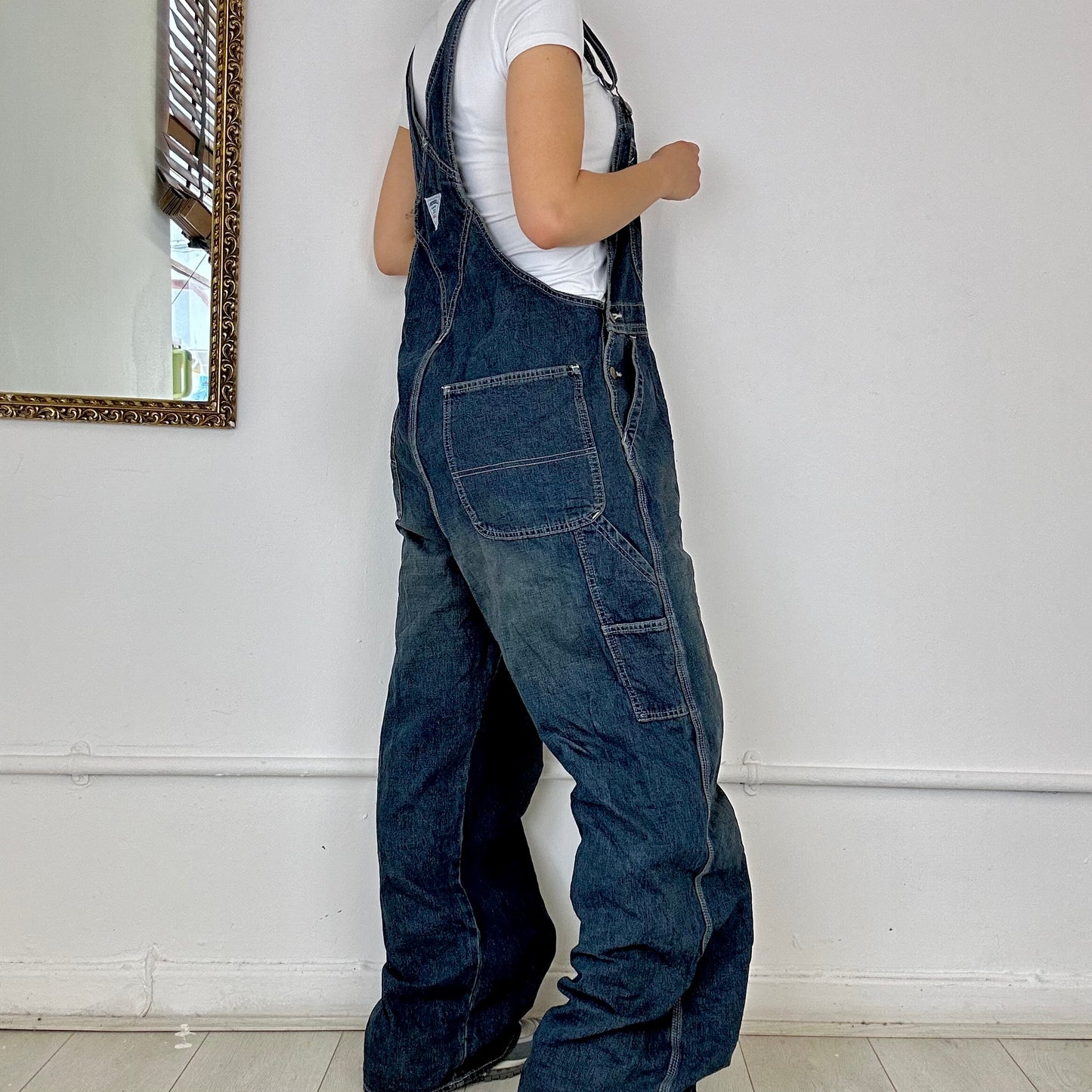 vintage denim dungarees