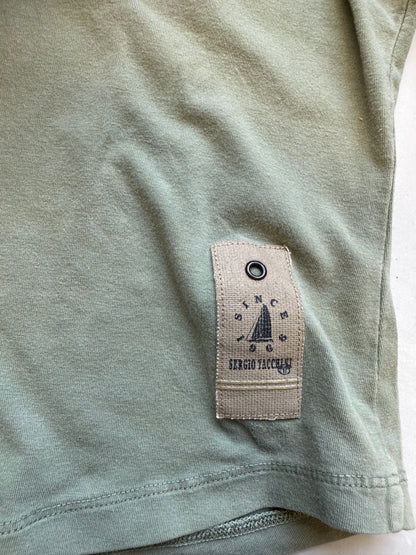 khaki green sergio tacchini long sleeve top