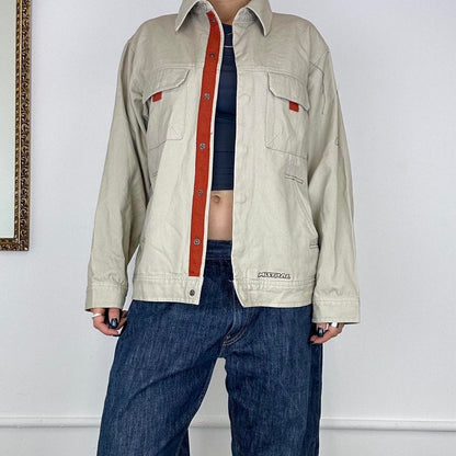 button up utility jacket