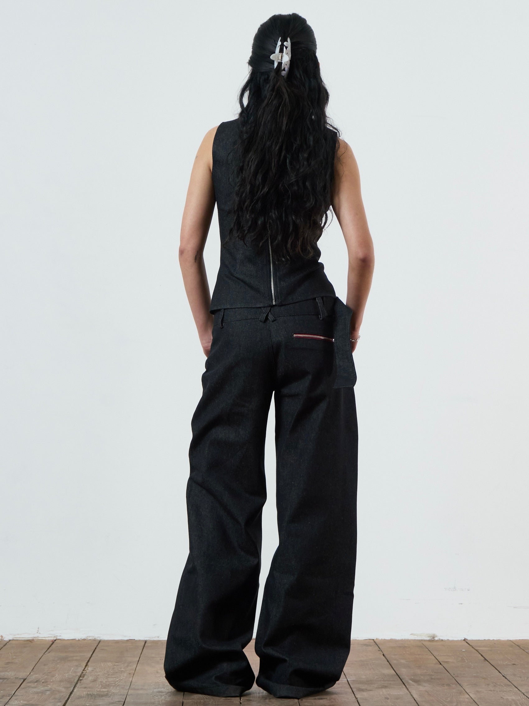 roman jean - dark grey denim