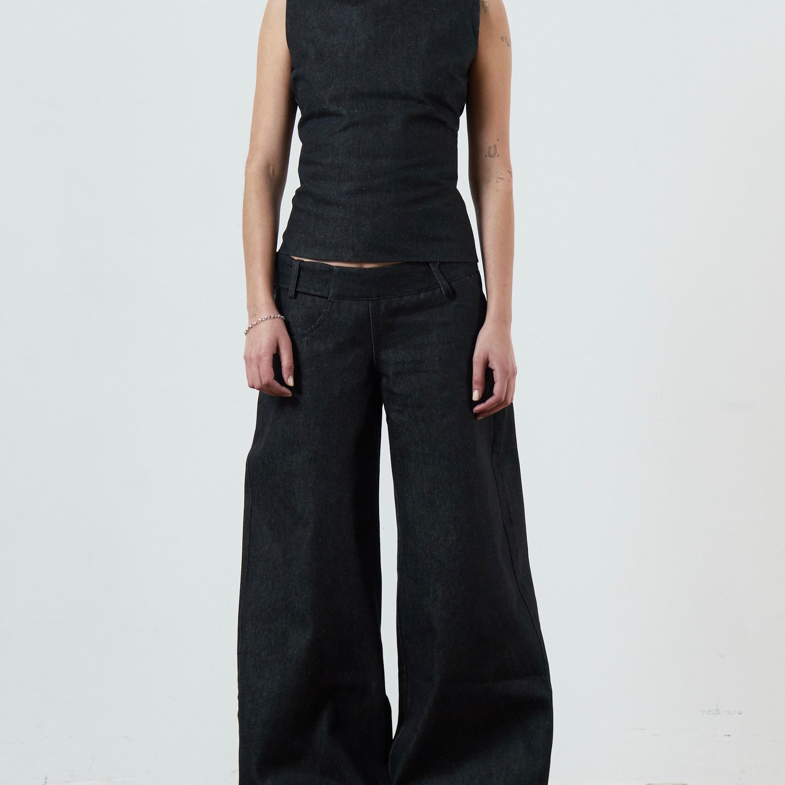 roman jean - dark grey denim