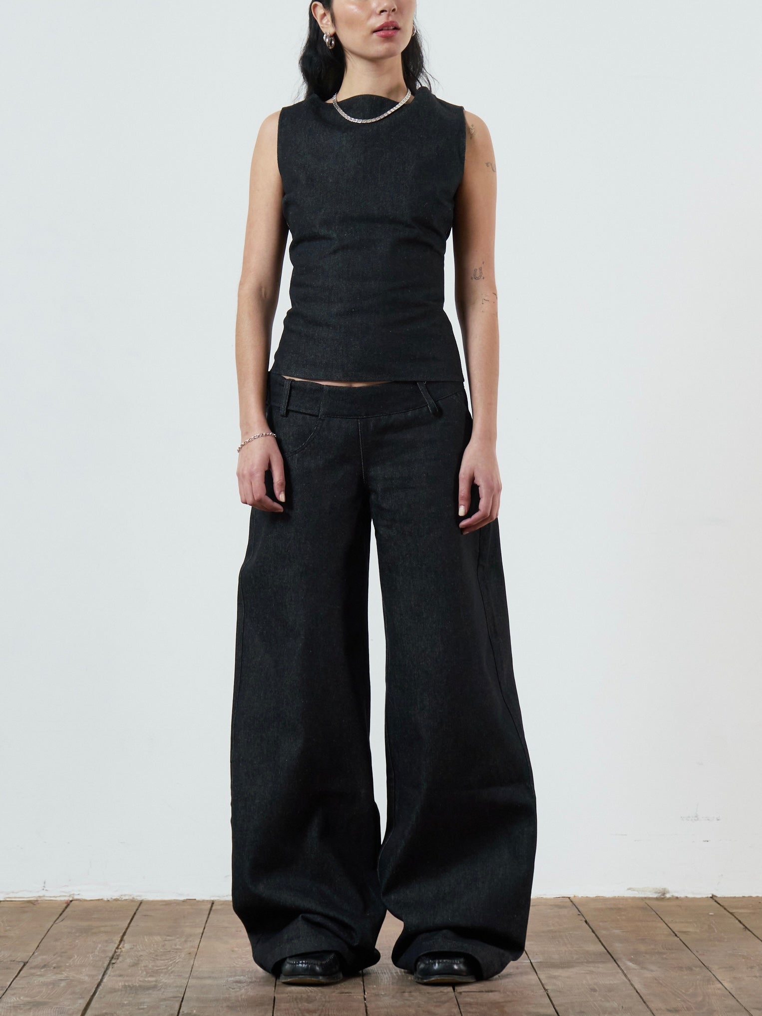 roman jean - dark grey denim