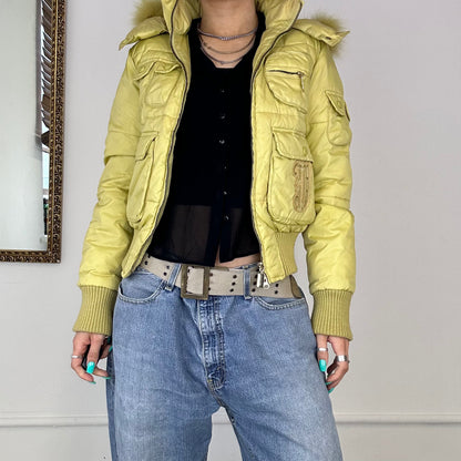 2000's puffer bomber jacket