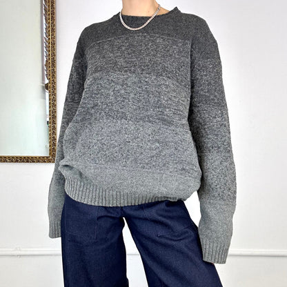 grey wool jumper