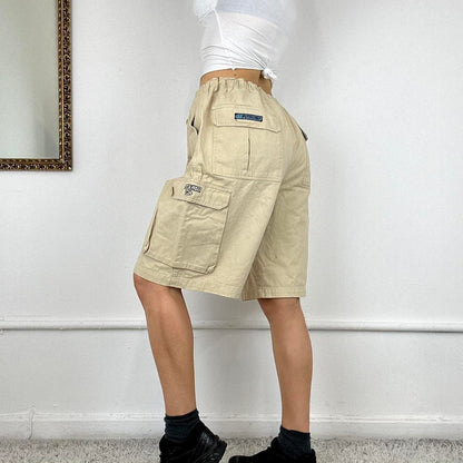 vintage beige cargo shorts