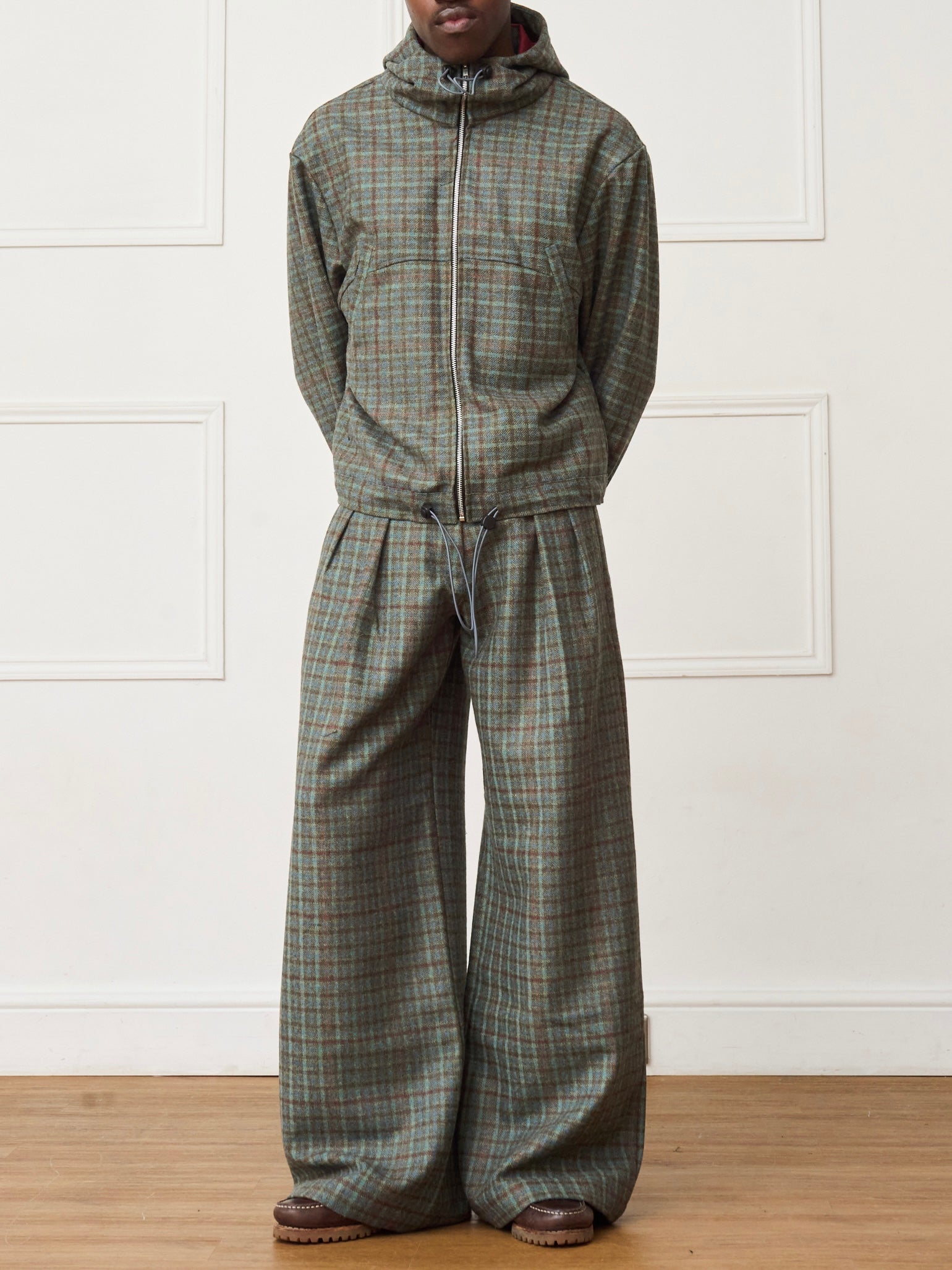 parker trouser - cedar wool