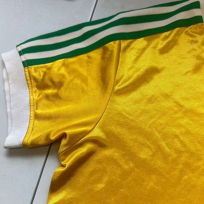 2000's yellow adidas top