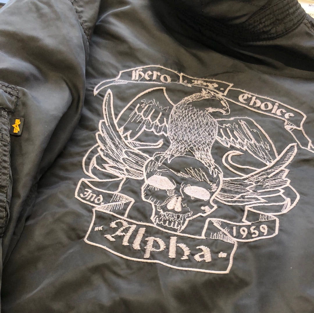 vintage alpha bomber jacket