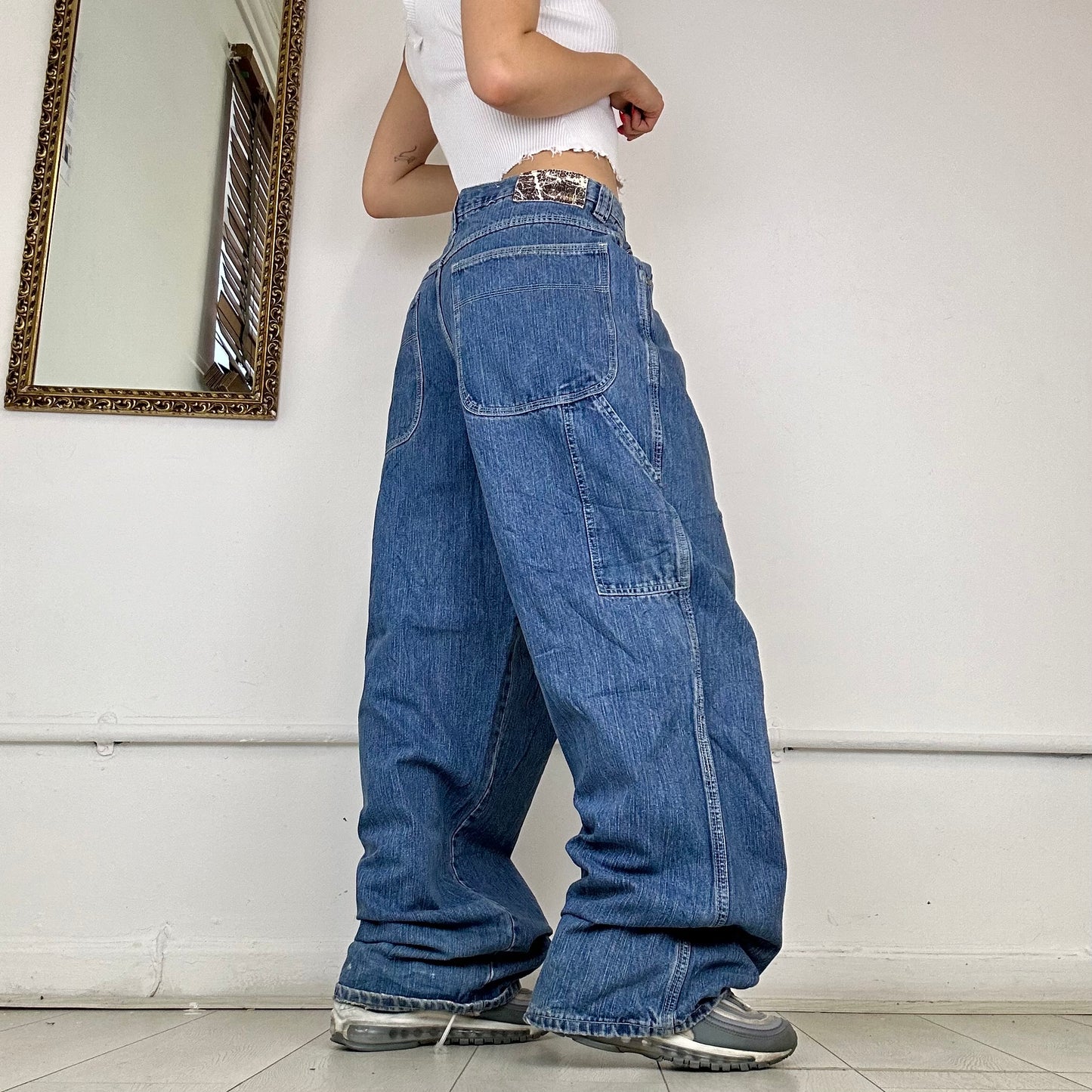 90's baggy cargo jeans