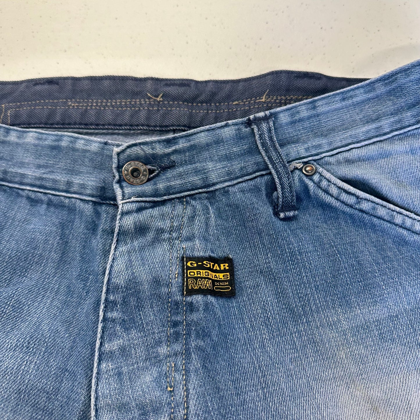 2000's g-star raw patchwork baggy jeans