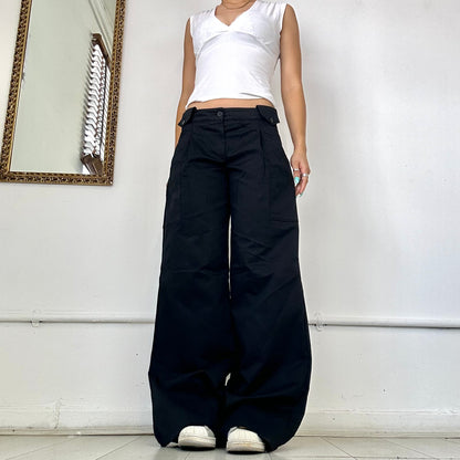 vintage emporio armani jeans wide leg trousers