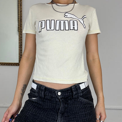 off white puma cropped tee