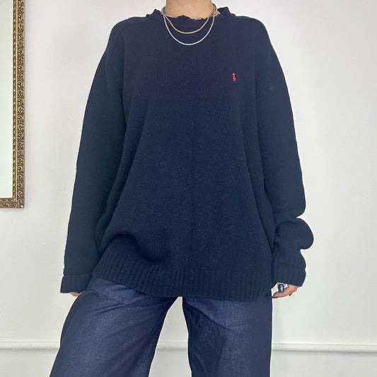 oversized polo by ralph lauren knit jumper