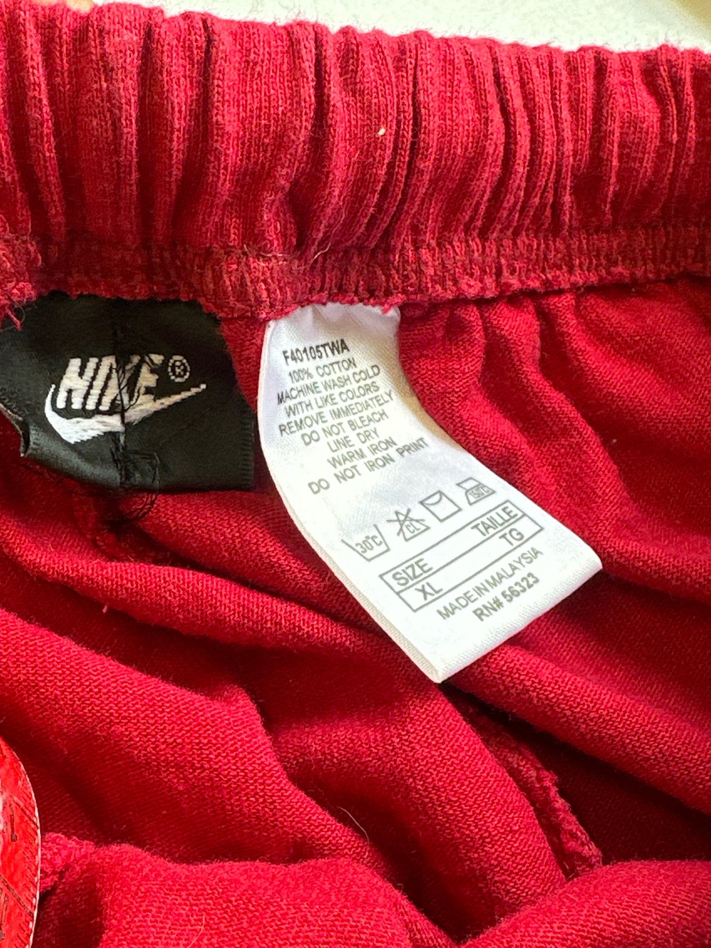 red baggy nike basketball shorts