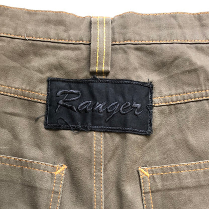 vintage wide leg cargo trousers