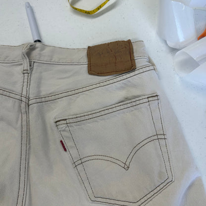 vintage beige levi's 502 baggy jeans