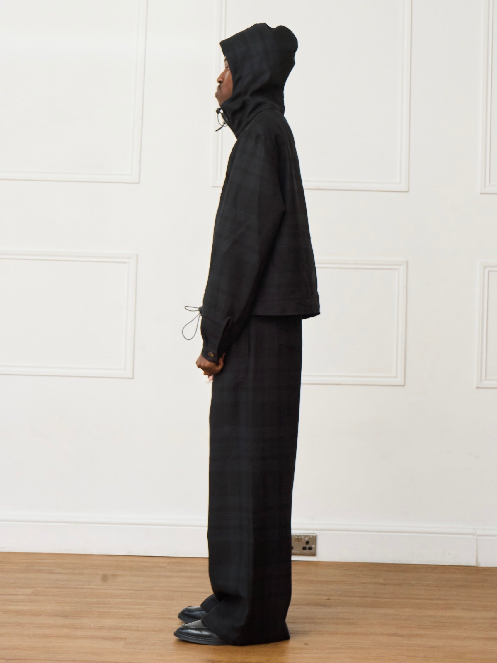 jamie jacket - black wool