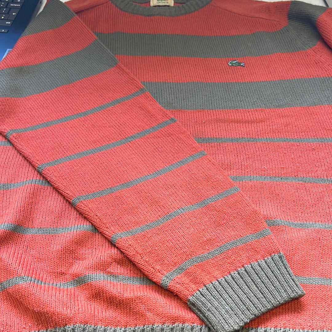 vintage lacoste knit jumper