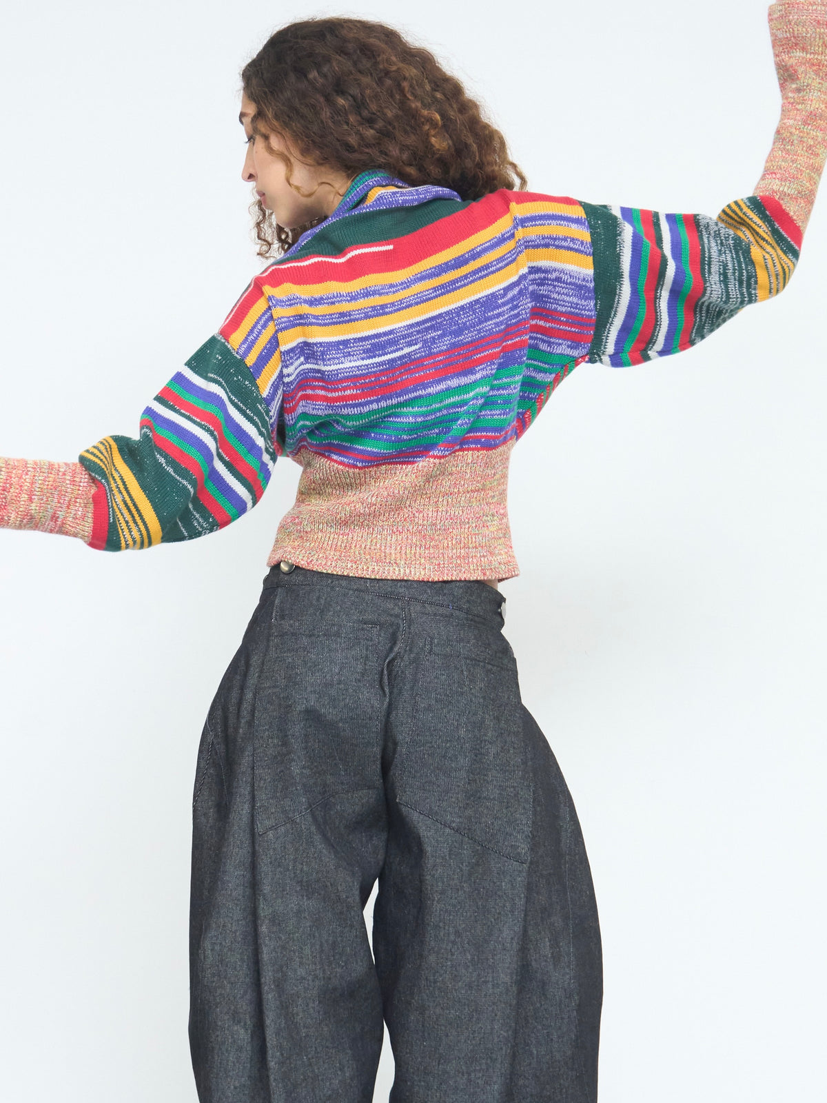 rowan balloon jumper - multi knit