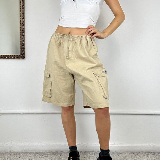 vintage beige cargo shorts