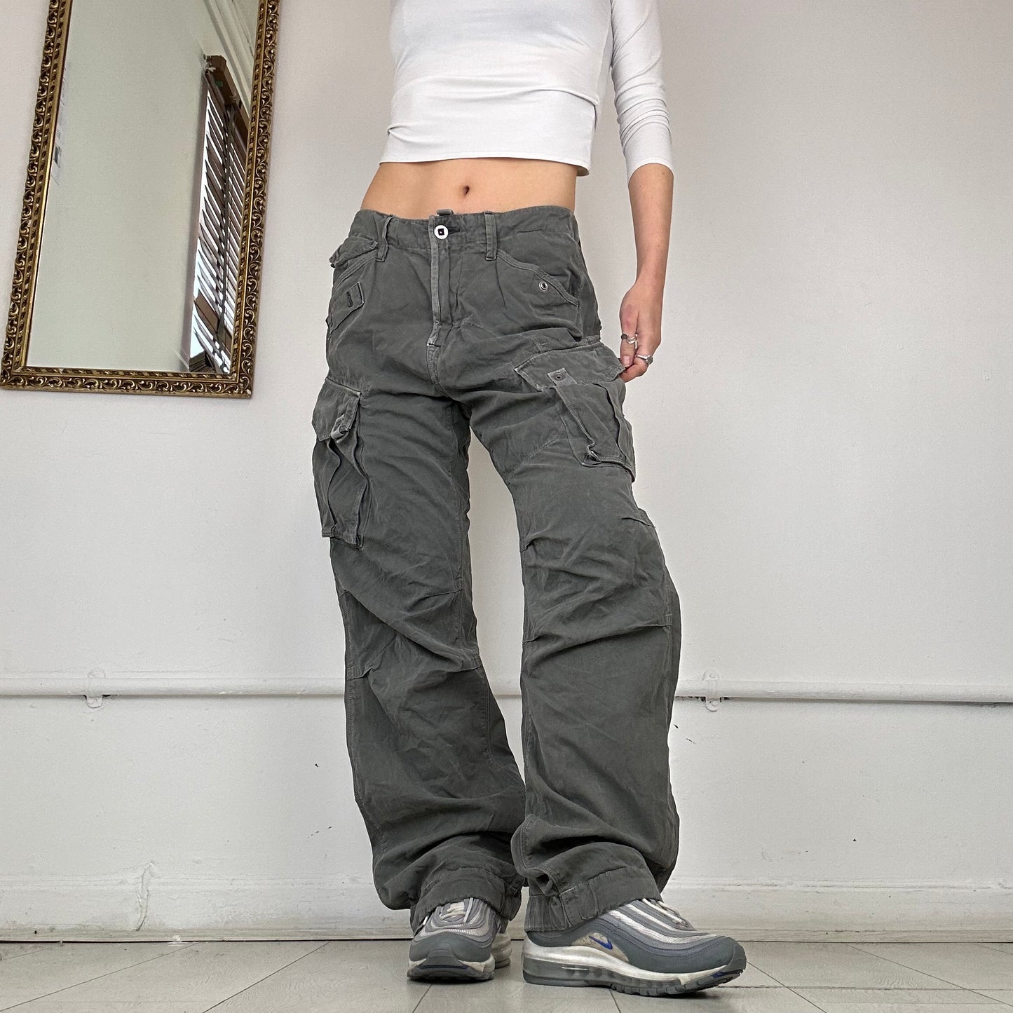 baggy cargo trousers by g-star