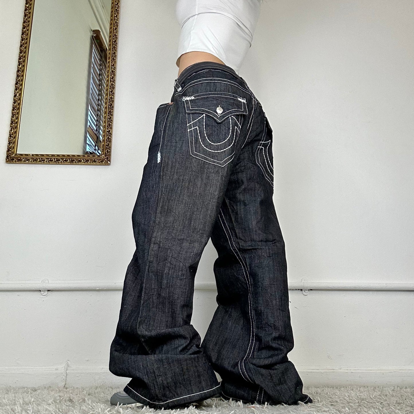 true religion super baggy 90s jeans