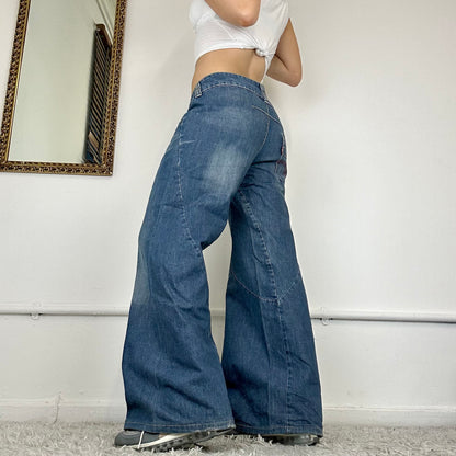 perfect wide leg levi's jeans