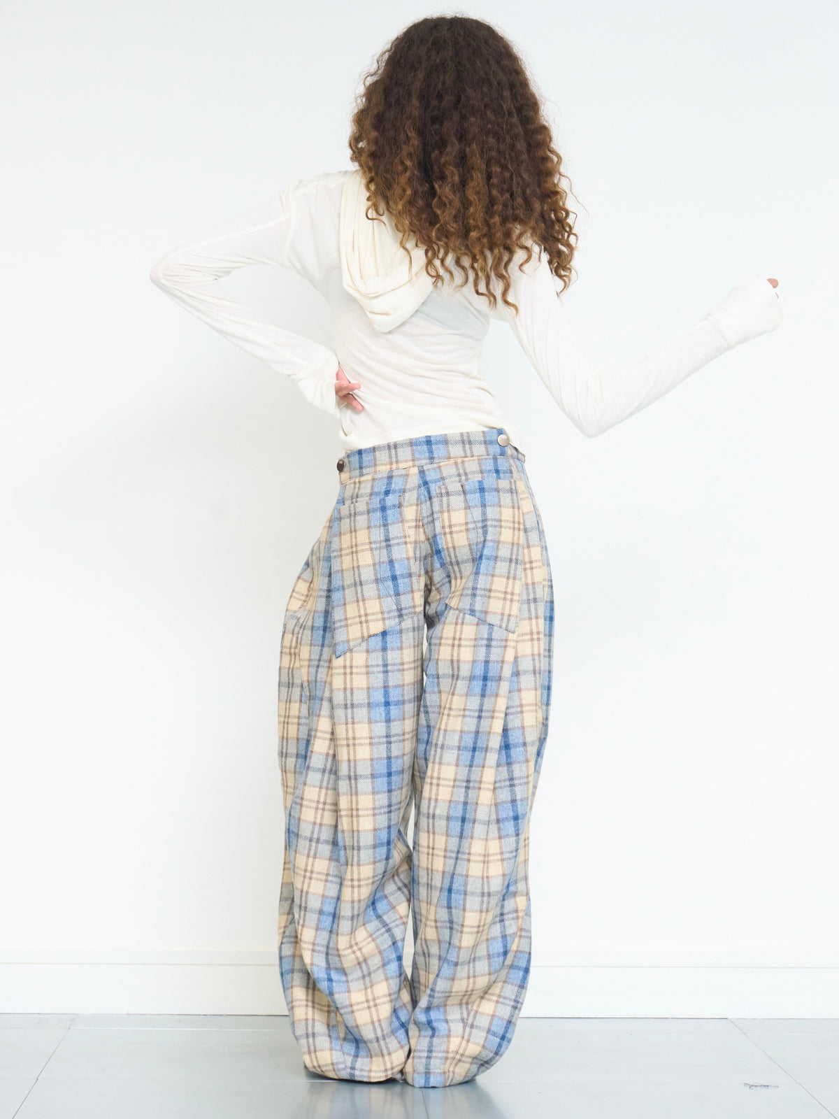 lumi trouser - seashell wool