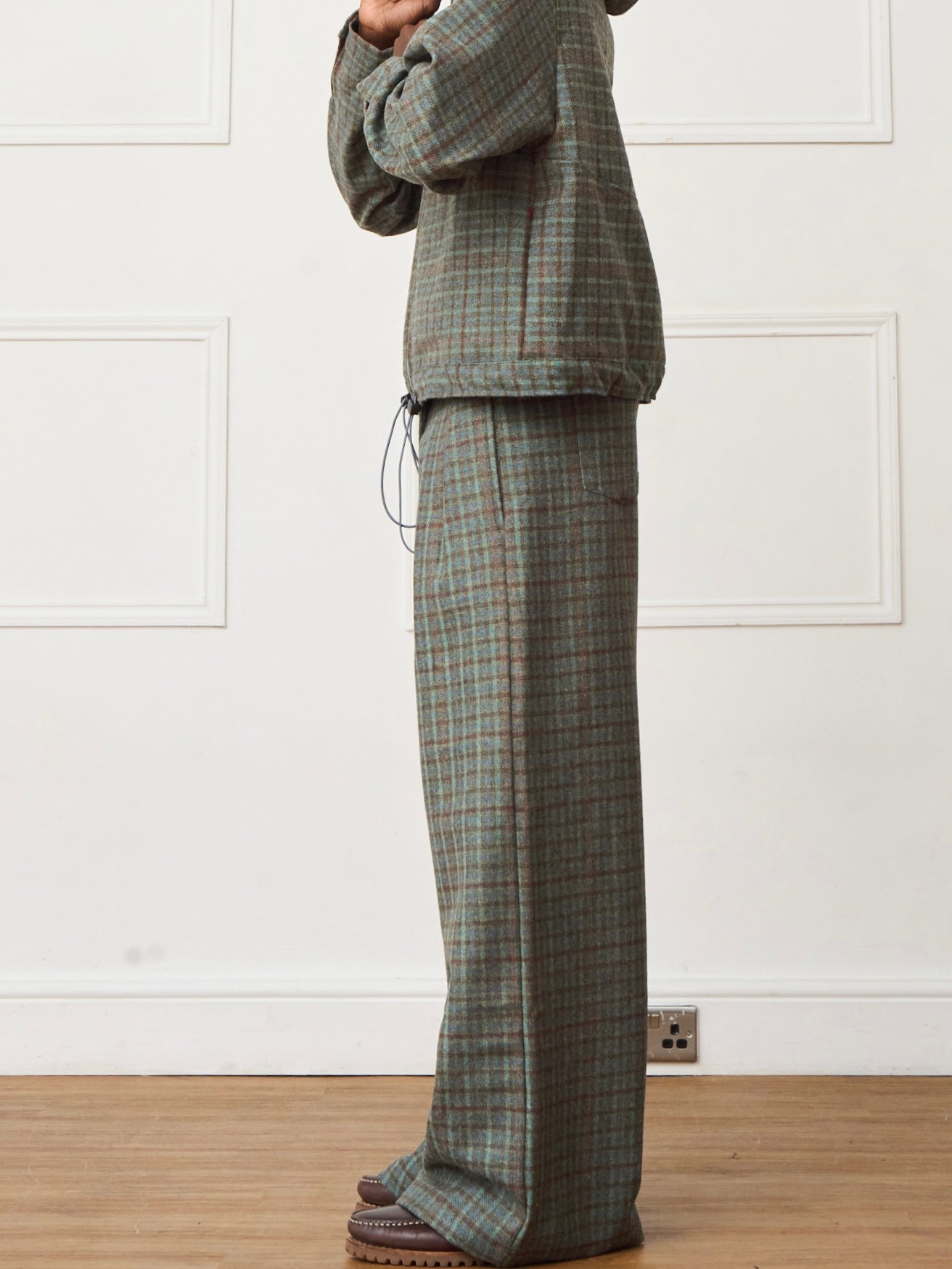 parker trouser - cedar wool
