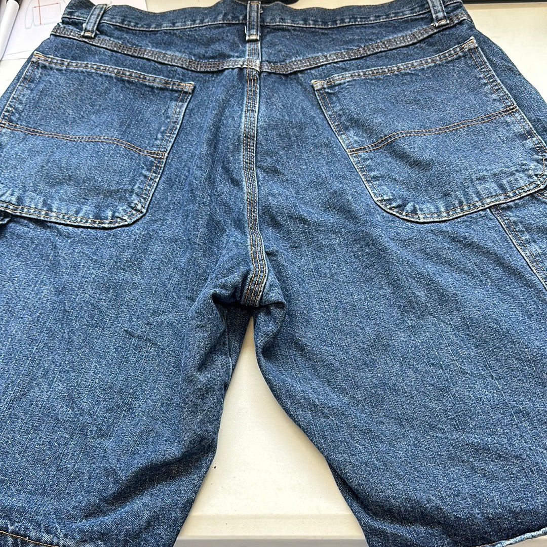 vintage denim cargo shorts