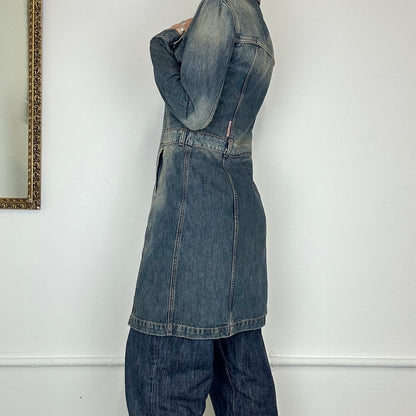 miss sixty long denim jacket