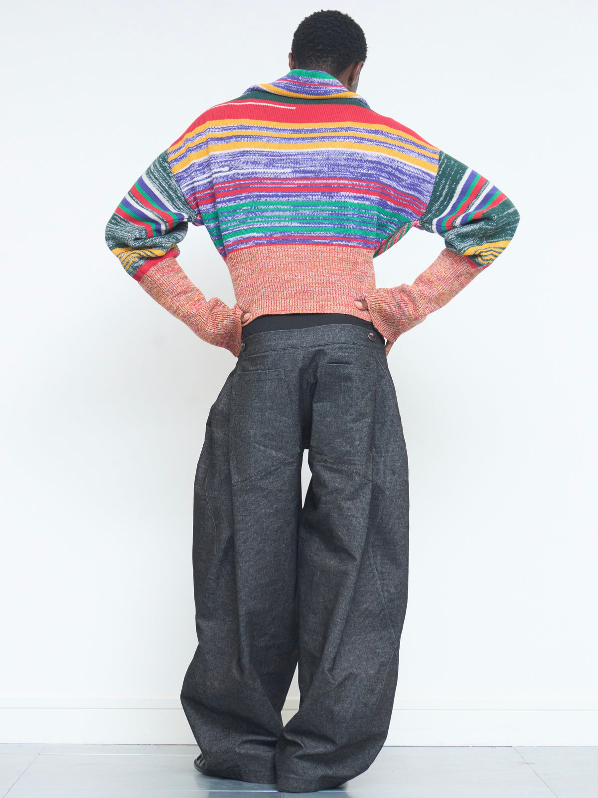 rowan balloon jumper - multi knit
