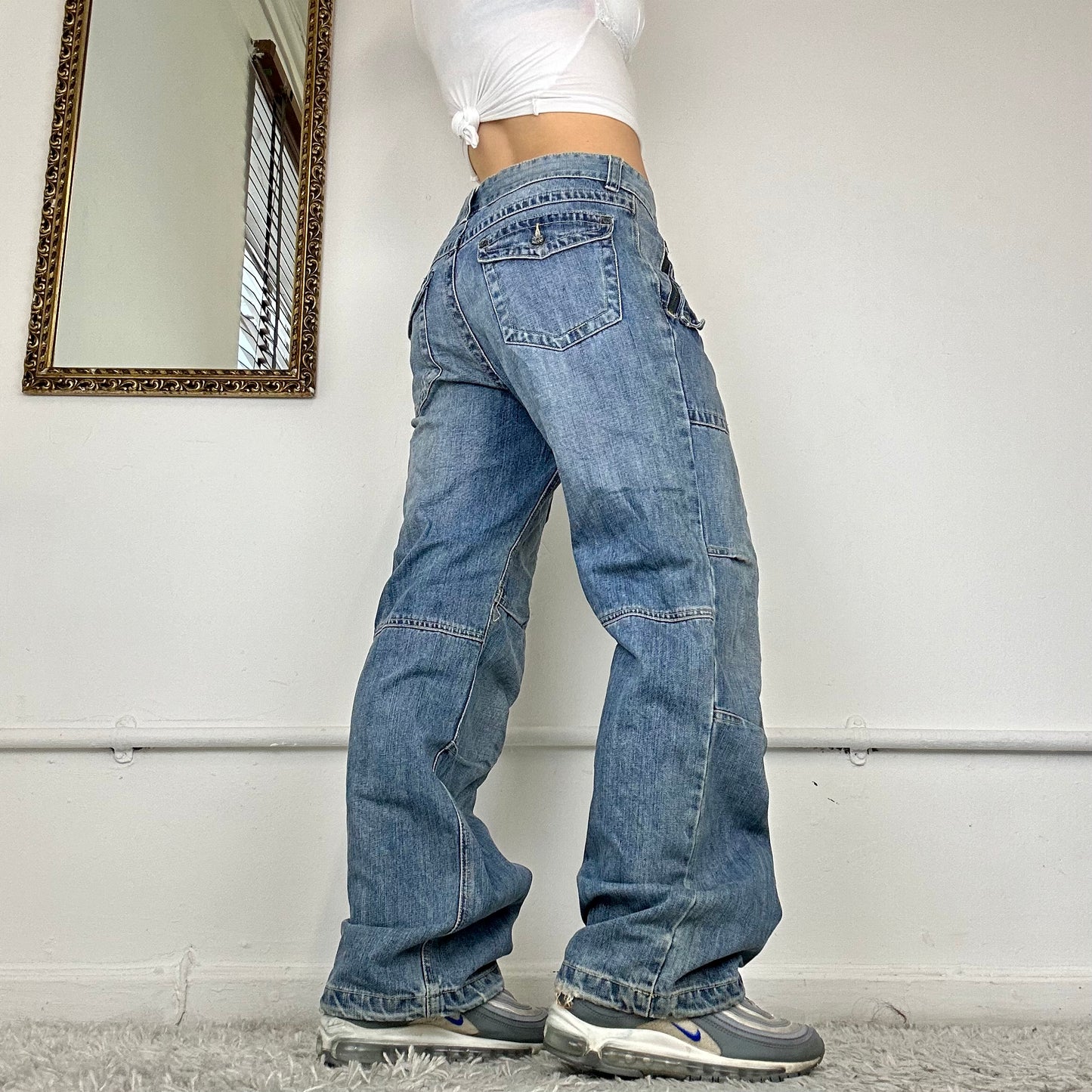 2000's wide leg cargo jeans