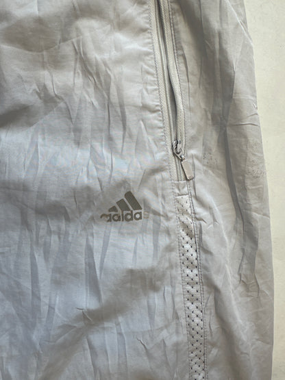 vintage light grey adidas tracksuit bottoms