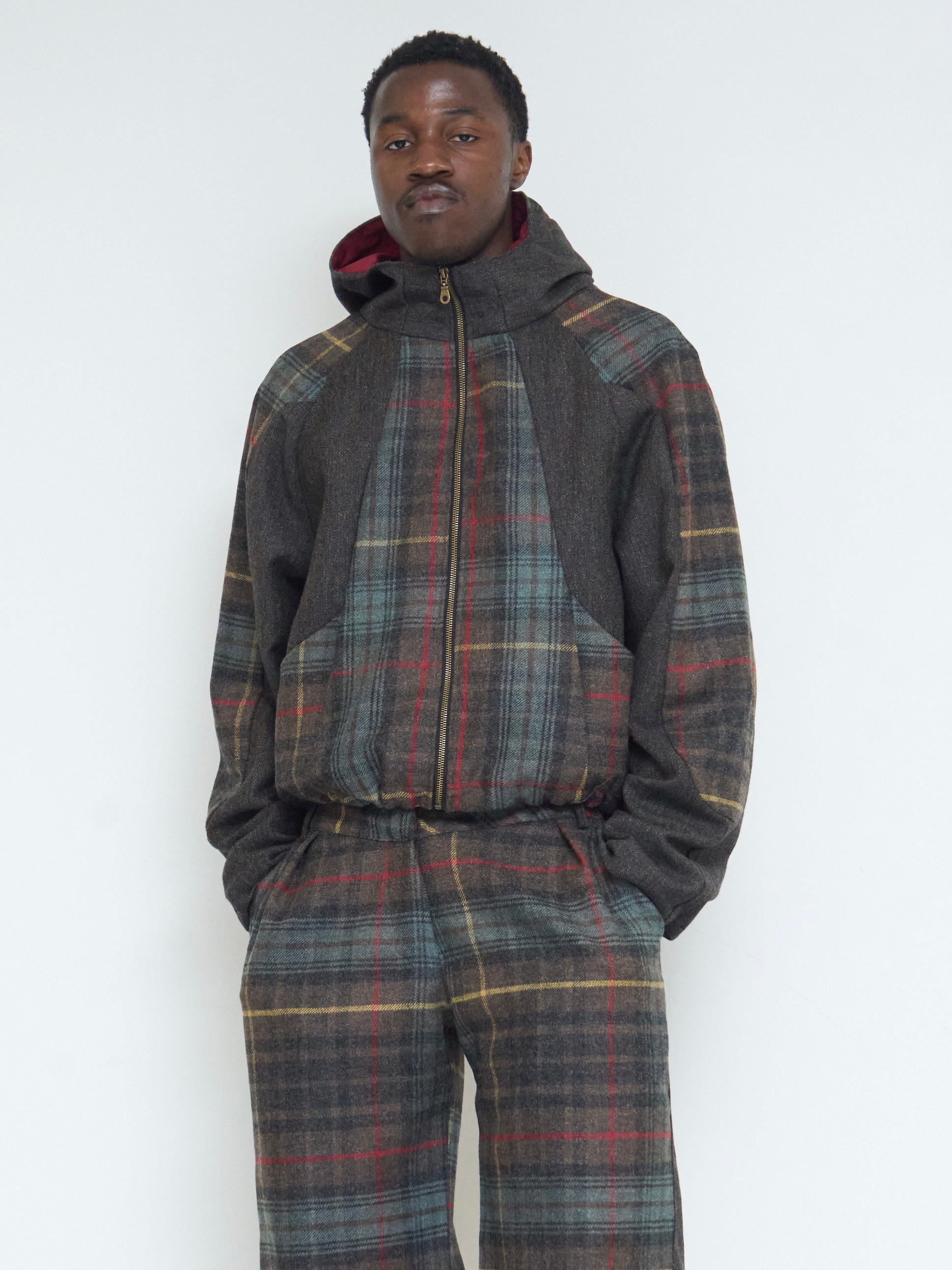 jamie utility jacket - tobacco wool