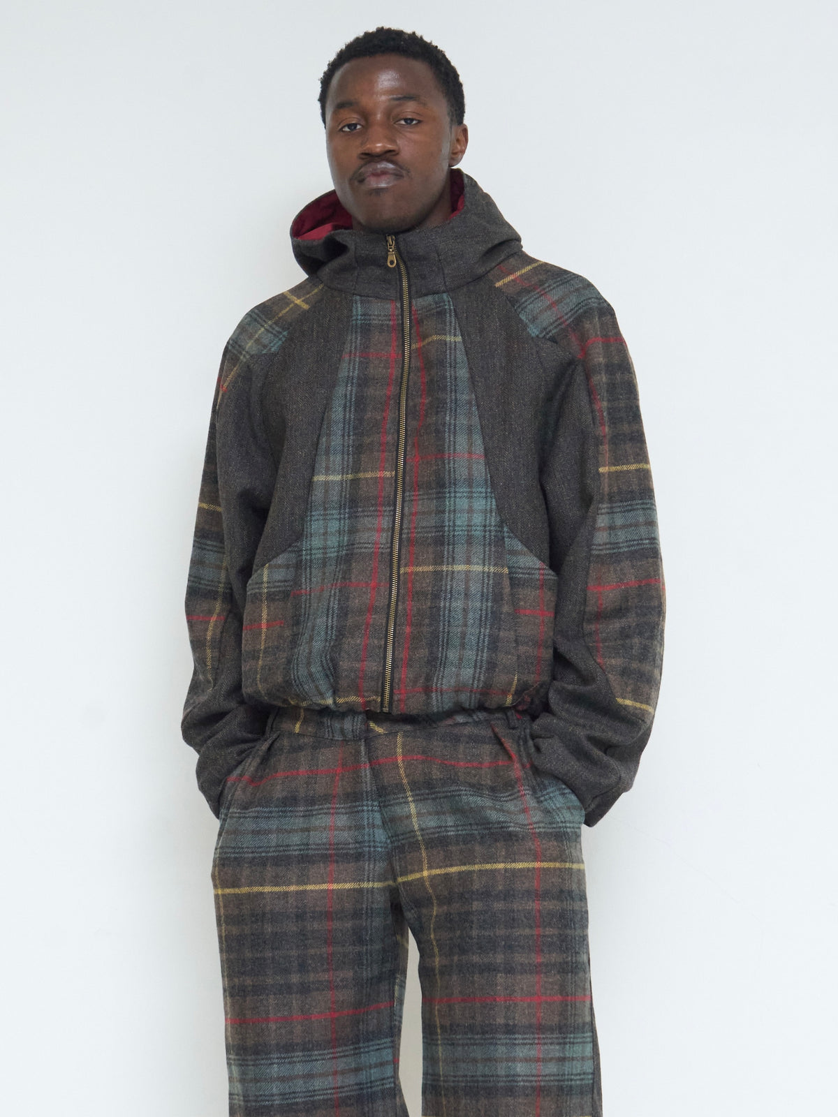 jamie utility jacket - tobacco wool